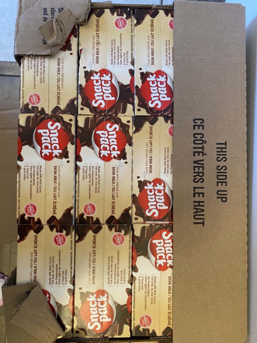 Snack Pack® Chocolate Pudding Cups 12 packs of 4 Pudding Cups