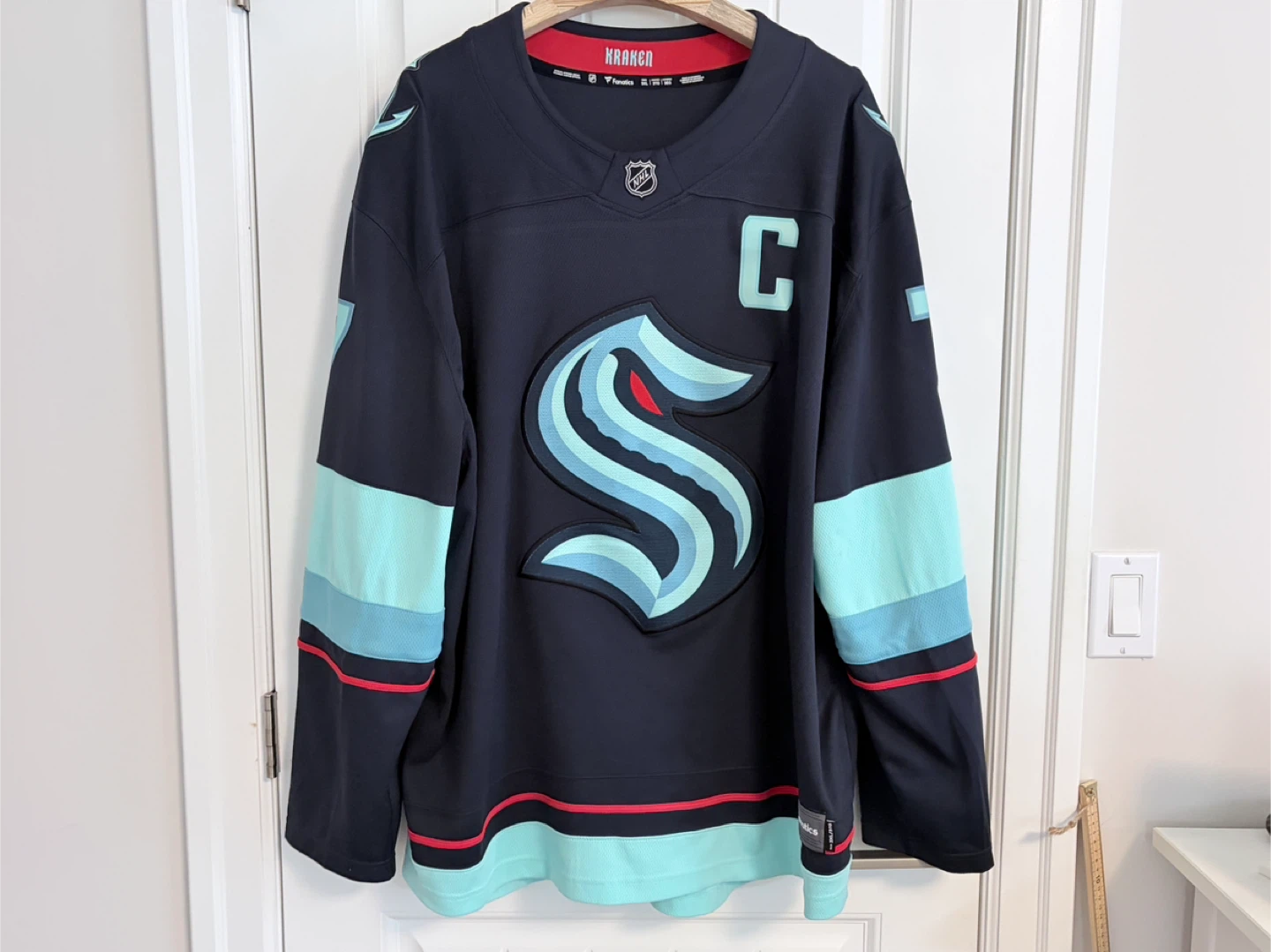 Authentic Fanatics Seattle Kraken Jordan Eberle Jersey Size 3XL