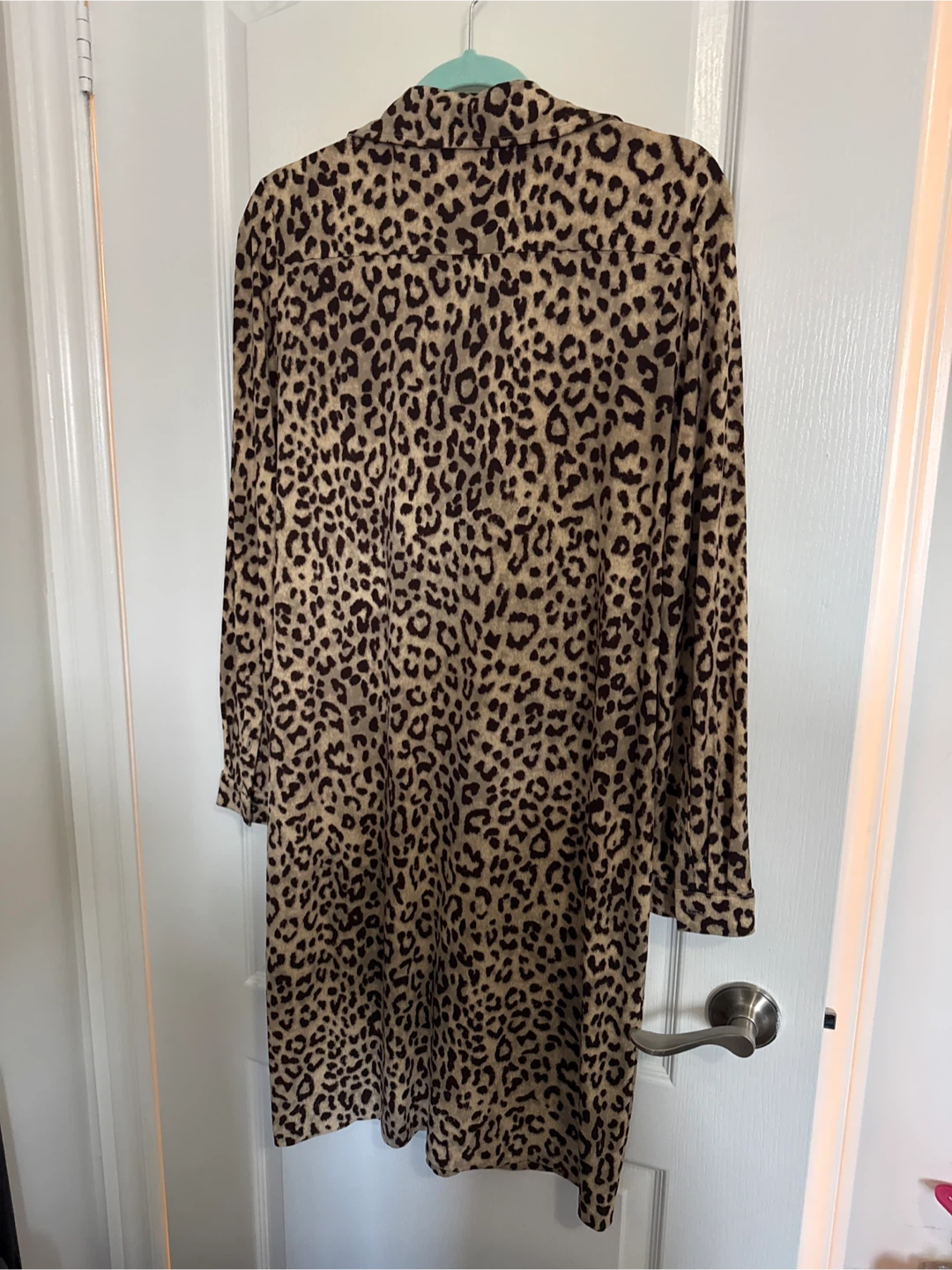 Anne Klein Leopard Print Shirt Dress - photo 2
