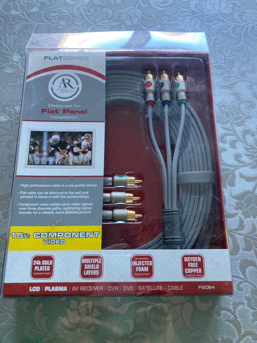 Acoustic Research 15ft Flat Panel Component Video Cable - photo 3