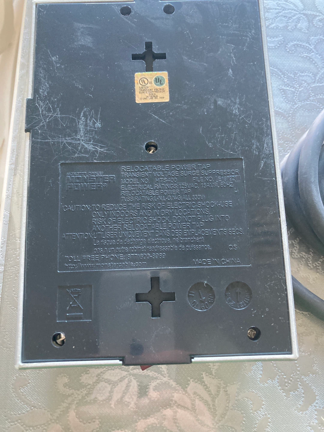 Monster "FlatScreen PowerCenter 400" Surge Protector - photo 5
