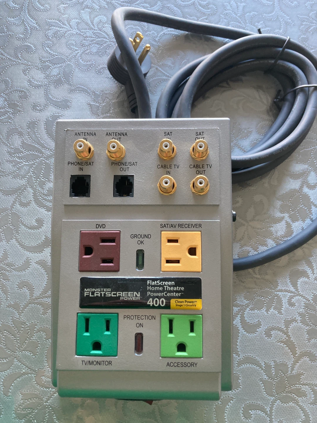 Monster "FlatScreen PowerCenter 400" Surge Protector - photo 3