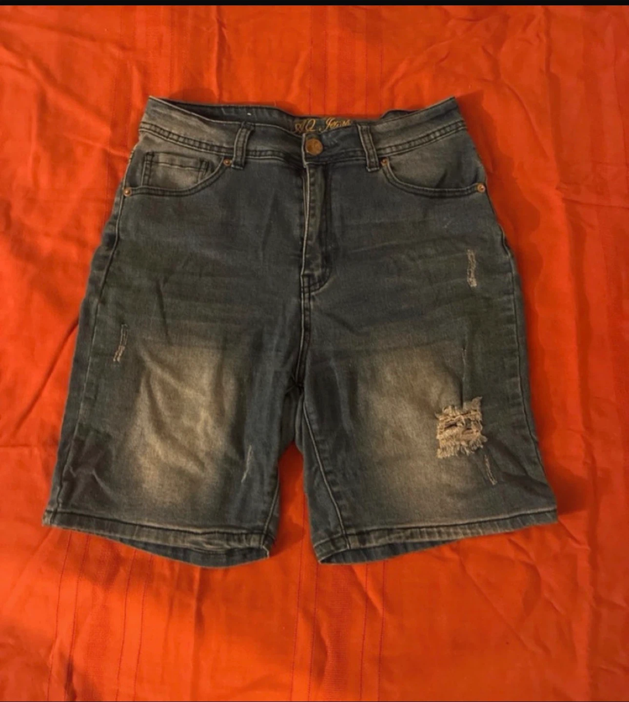 Jeans Distressed Denim Shorts