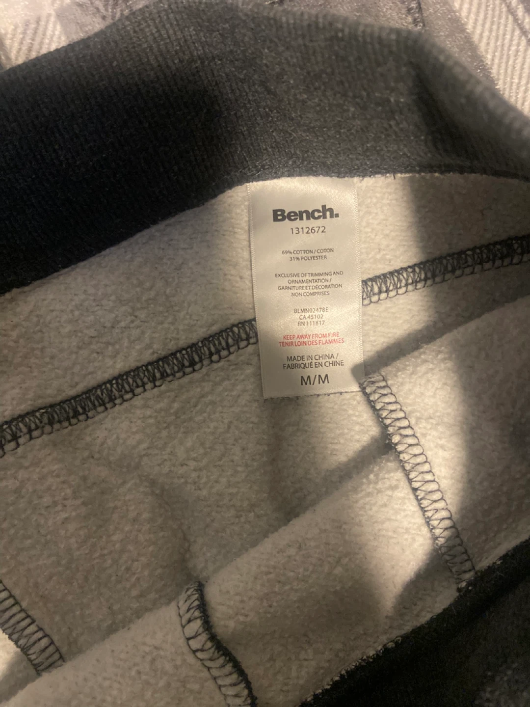 Mens Grey Bench Jogging Pants Size Medium - photo 3