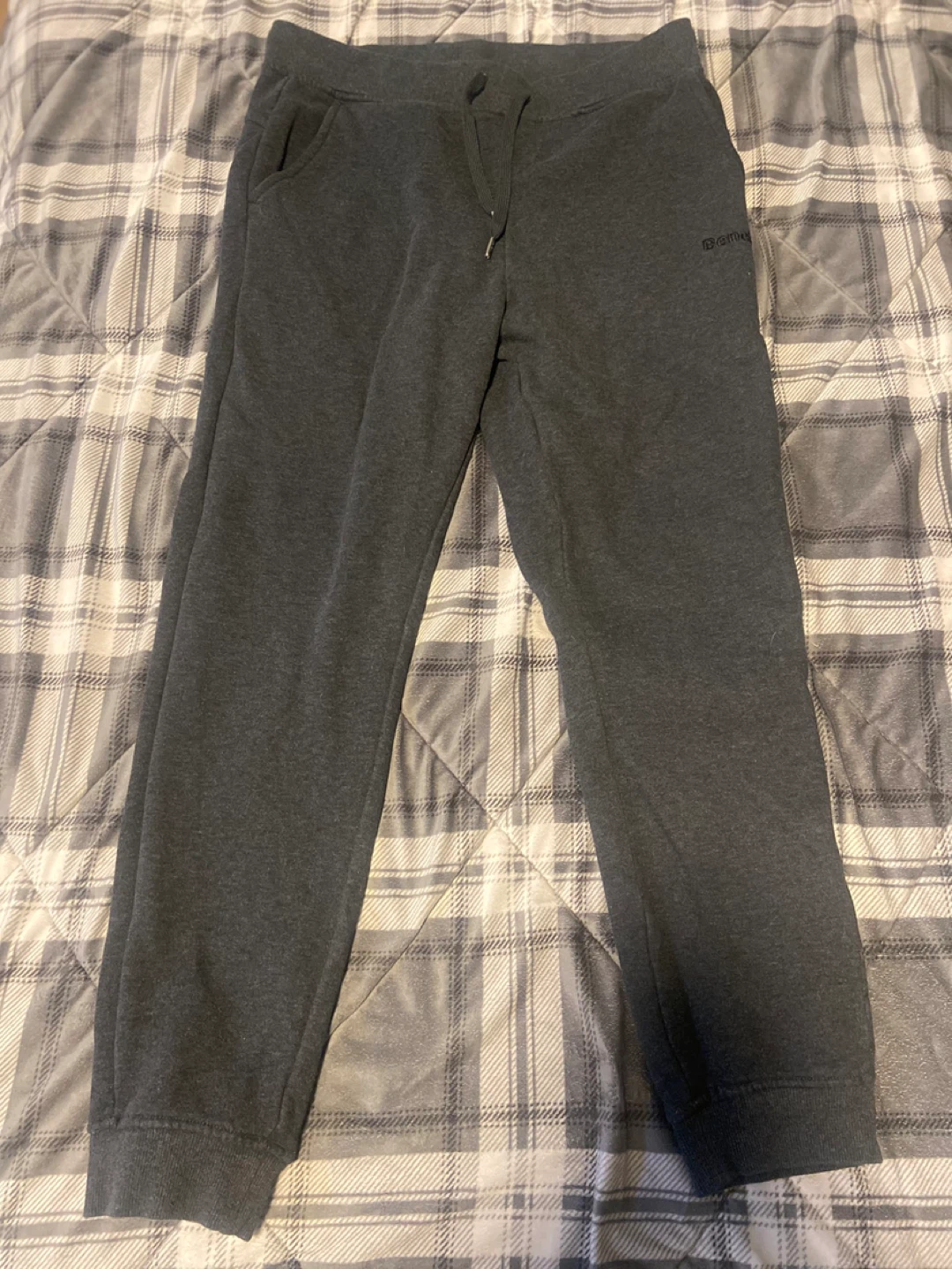 Mens Grey Bench Jogging Pants Size Medium