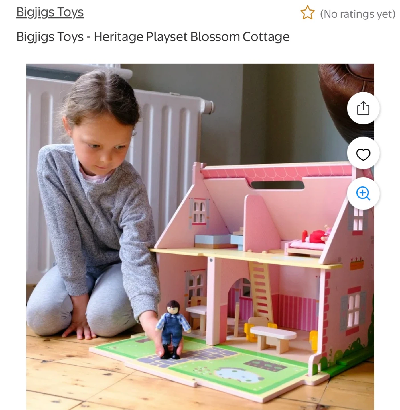 Bigjigs Toys Heritage Playset Blossom Cottage - photo 2