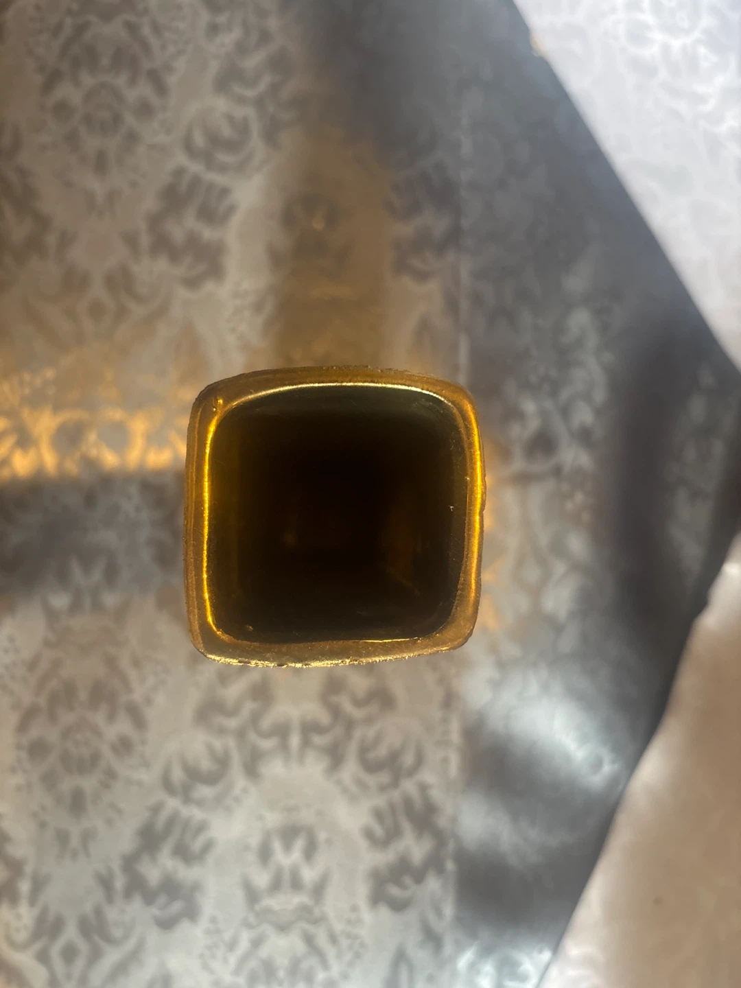 Gold and Black Decorative Vase - photo 2