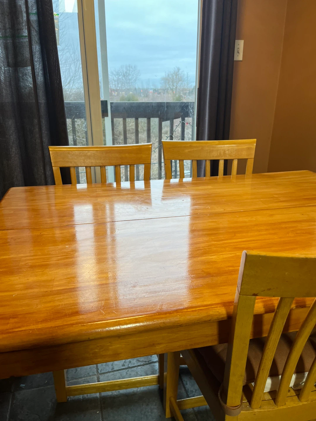 Move out sale: Wooden Dining Table and Chairs Set - photo 2