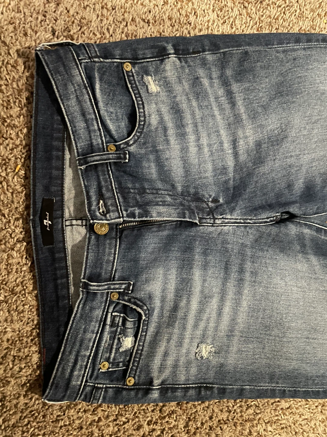 7 For All Mankind Flared Jeans Size 30 - photo 3