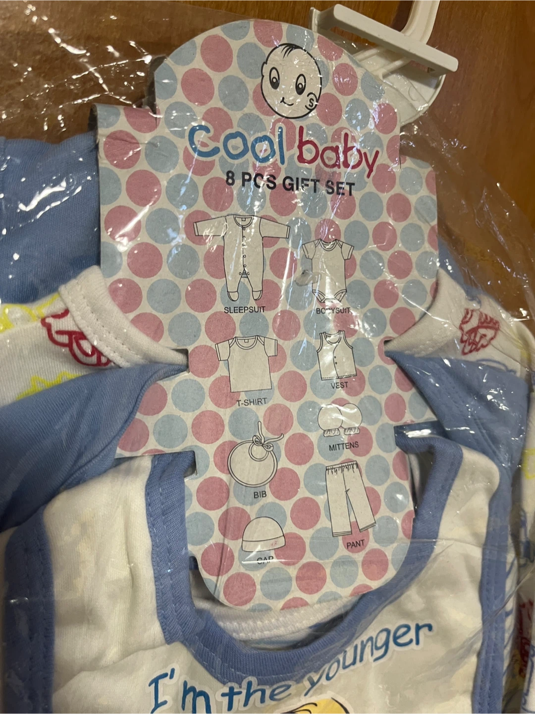 Cool Baby 8 Piece Baby Gift Set Blue Boy Cloth 6-9m - photo 2
