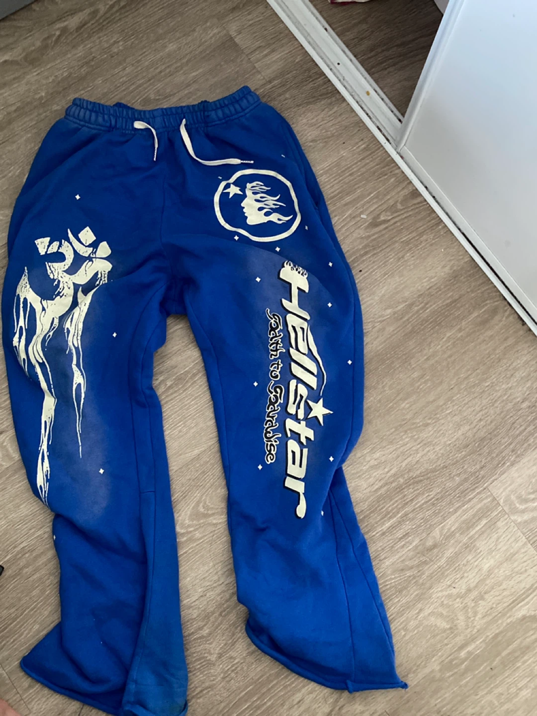 Blue Hellstar Sweatpants
