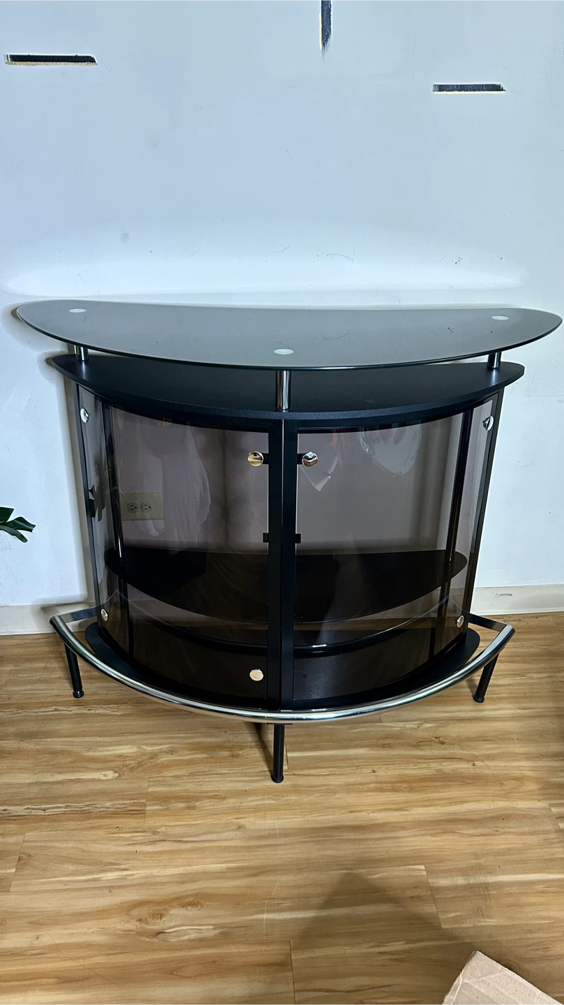 Moving Sale! Glass Top Home Bar (BUNDLE DEAL)