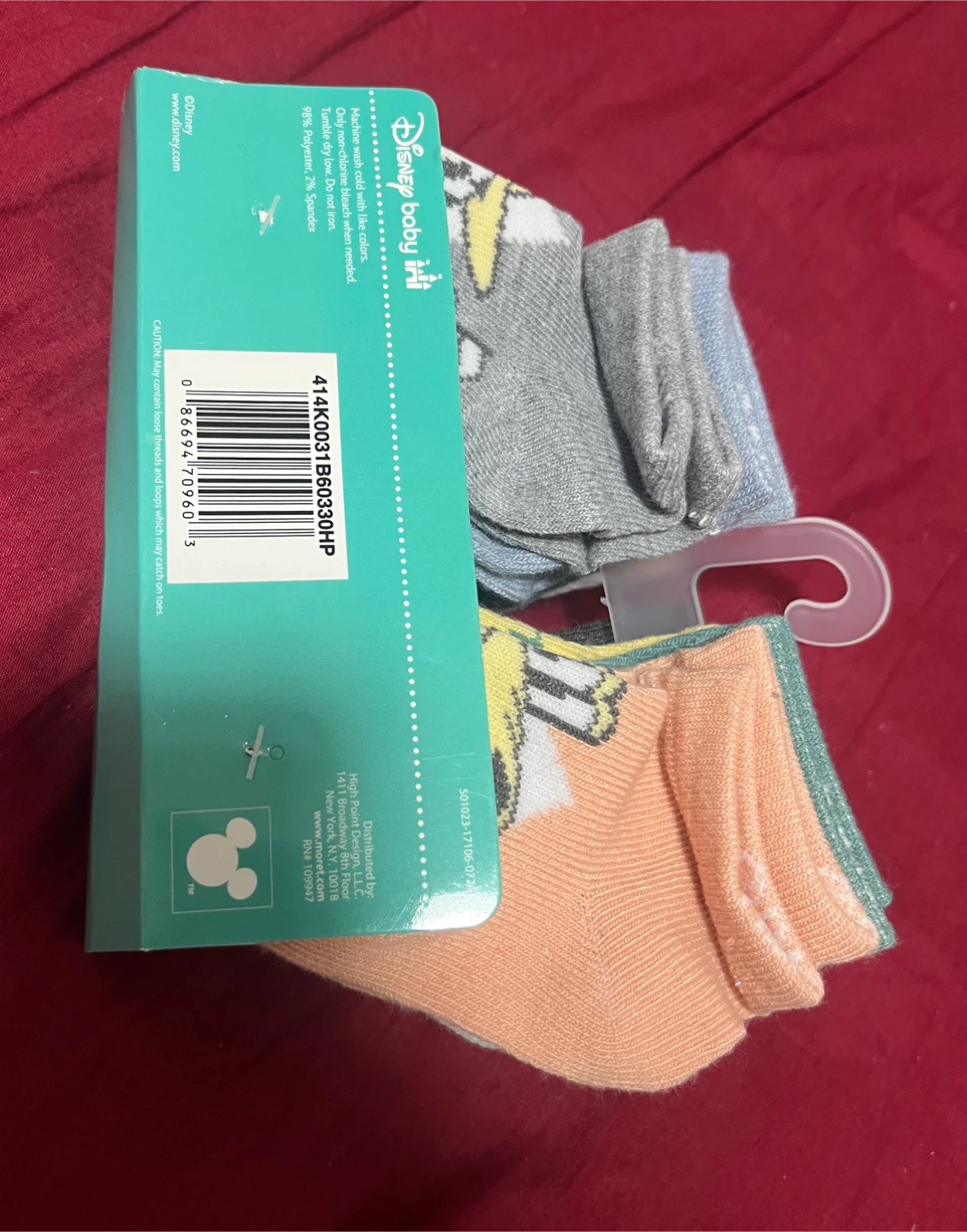 Disney Baby Socks - 10 Pairs - 12-24 Months - photo 2