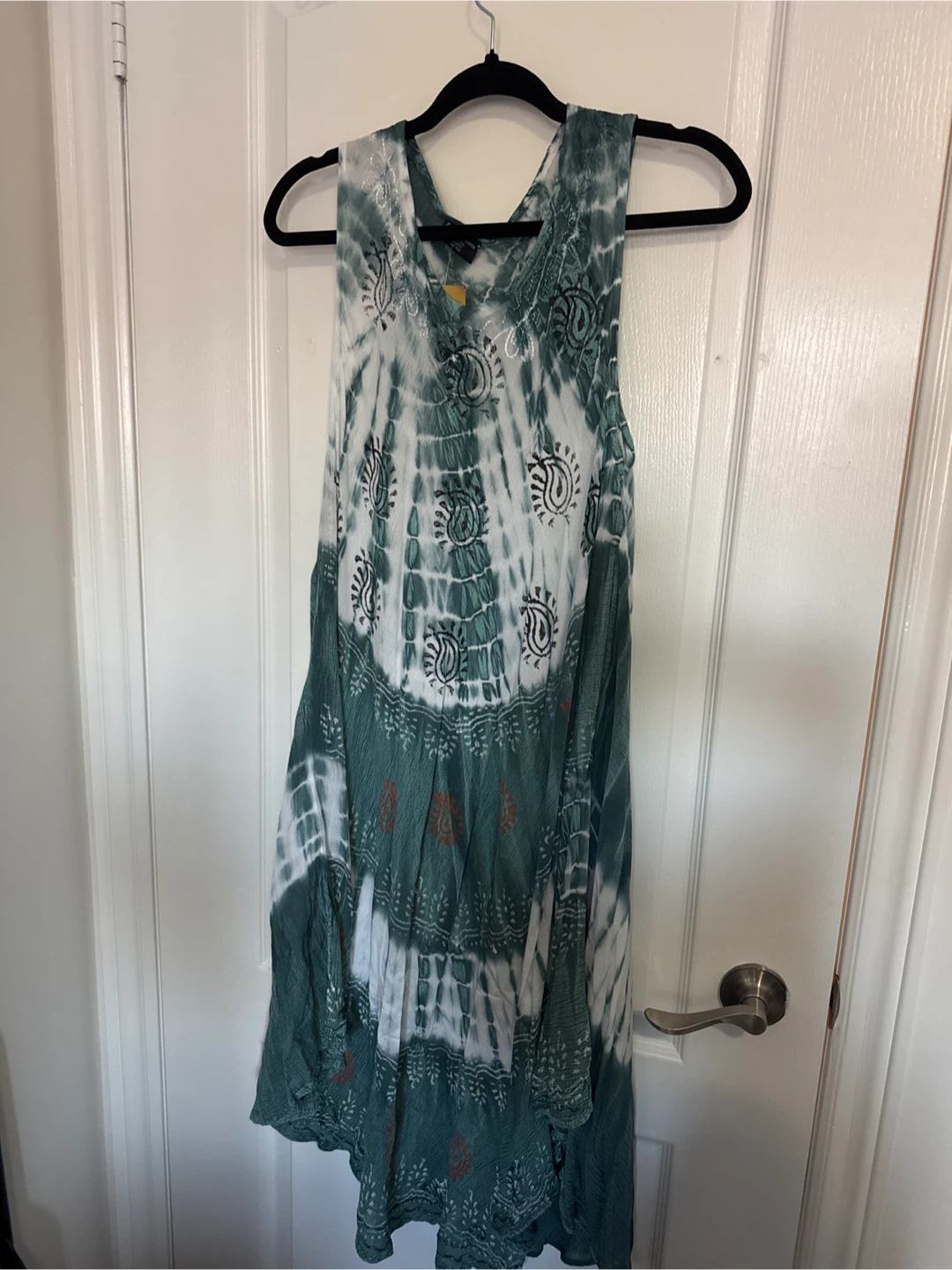 Shiva Fashions Tie-Dye Viscose Dress - One Size