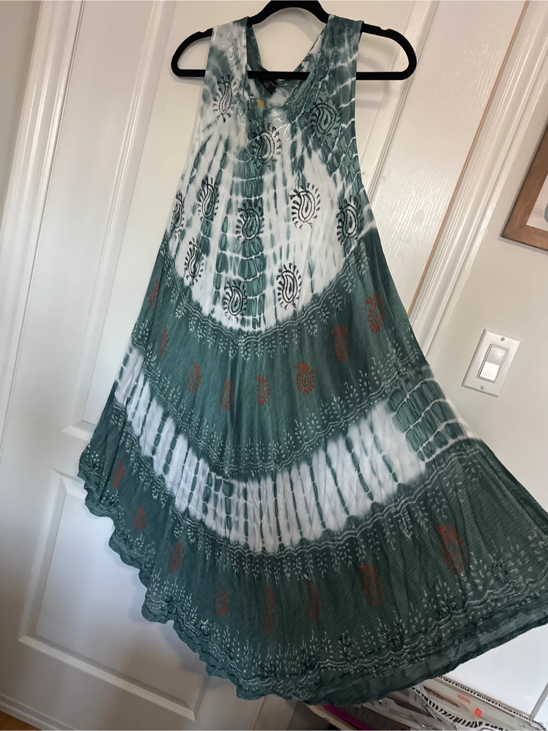 Shiva Fashions Tie-Dye Viscose Dress - One Size - photo 2