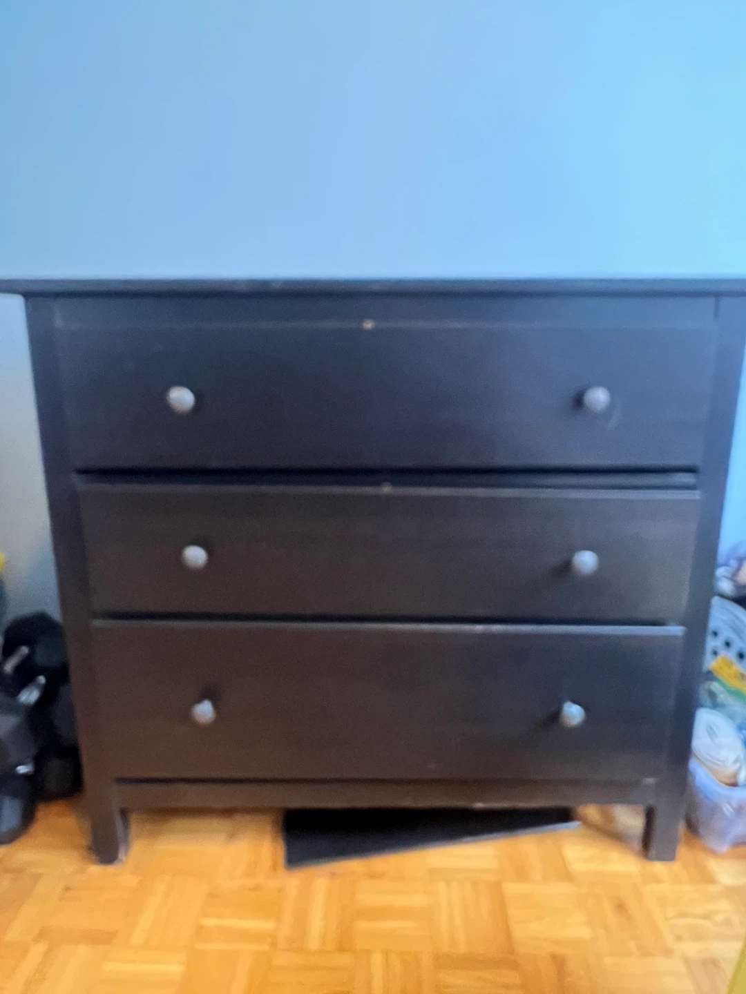 Dark Brown (almost black) 3-Drawer Dresser
