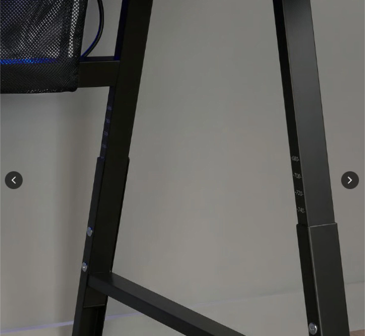 UTESPELARE Gaming Desk Black 160x80 cm - photo 2