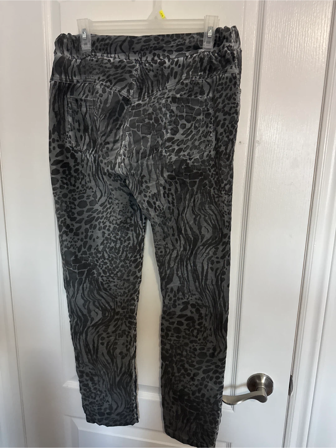 Grey Animal Print Jogger Pants - Size S/M - photo 2