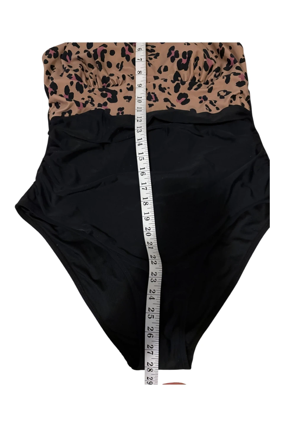 Women's Leopard Print Ruched One-Piece Swimsuit - photo 5