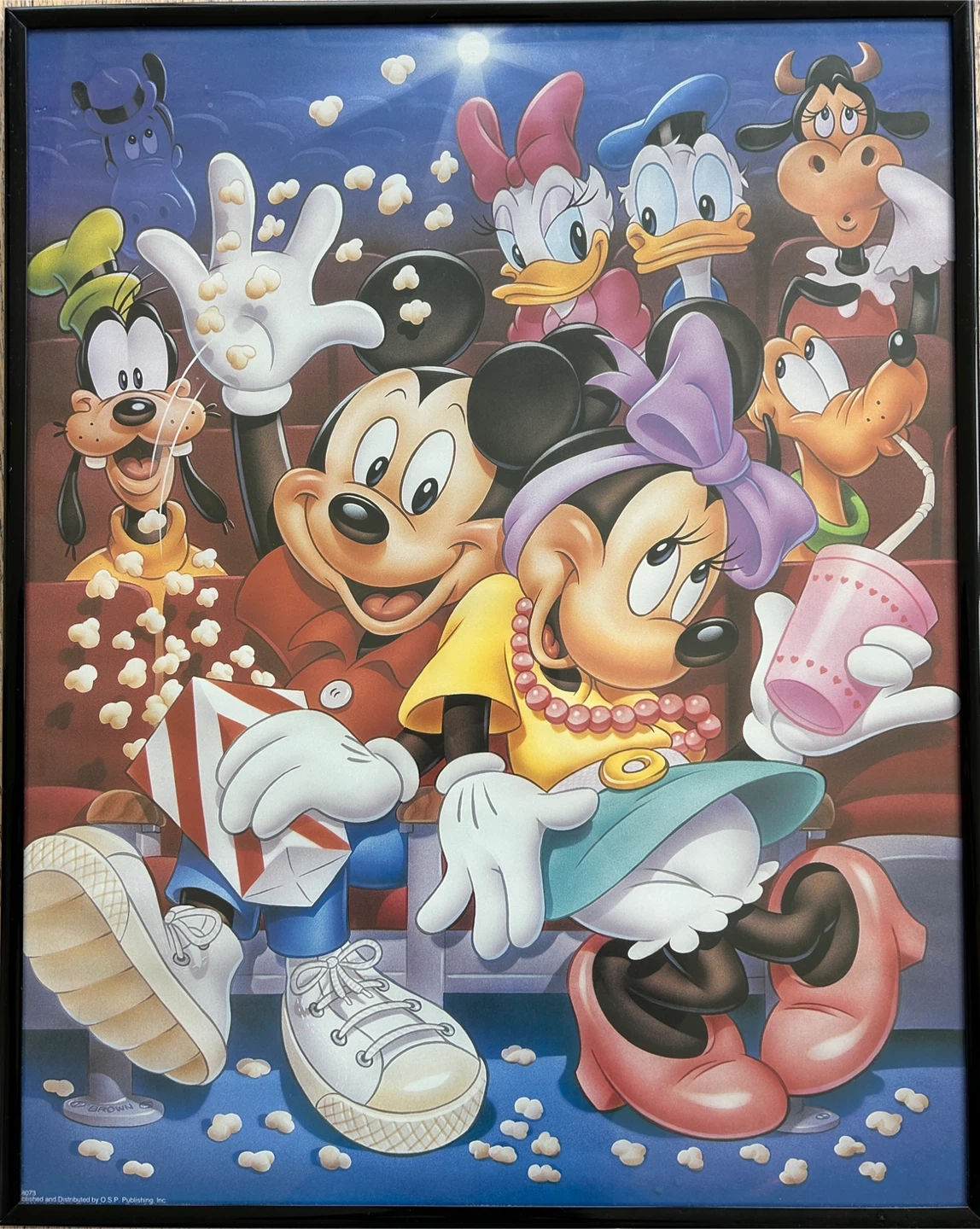Framed Disney Mickey Mouse & Friends Movie Poster Art