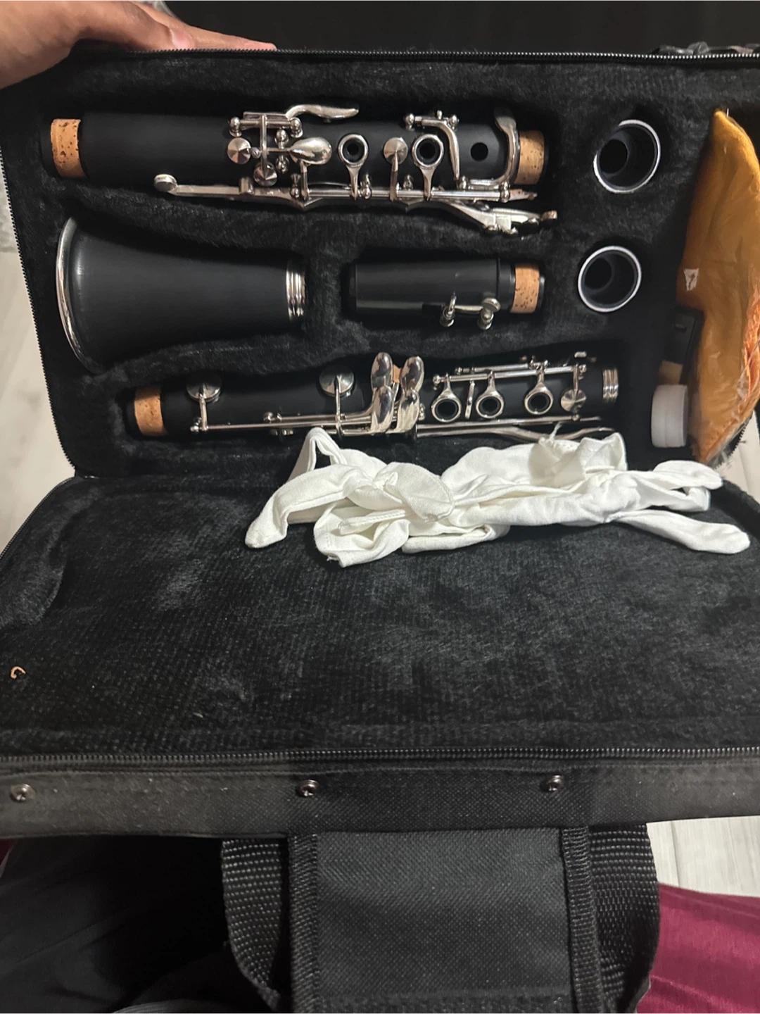 Clarinet with Accessories and Case