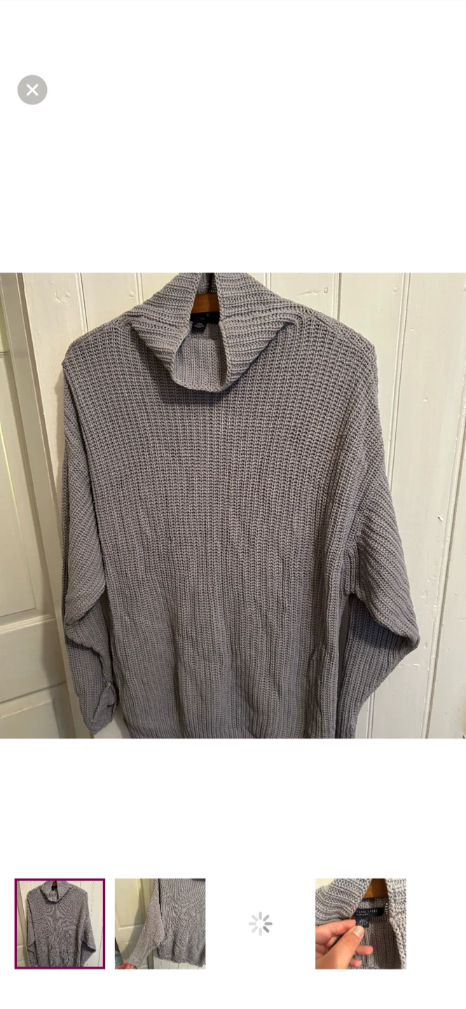 American Eagle Oversized Fit Turtleneck Sweater