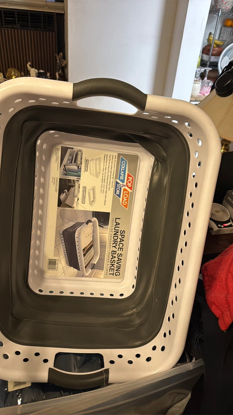 Pop & Load Space-Saving Collapsible Laundry Basket - photo 3