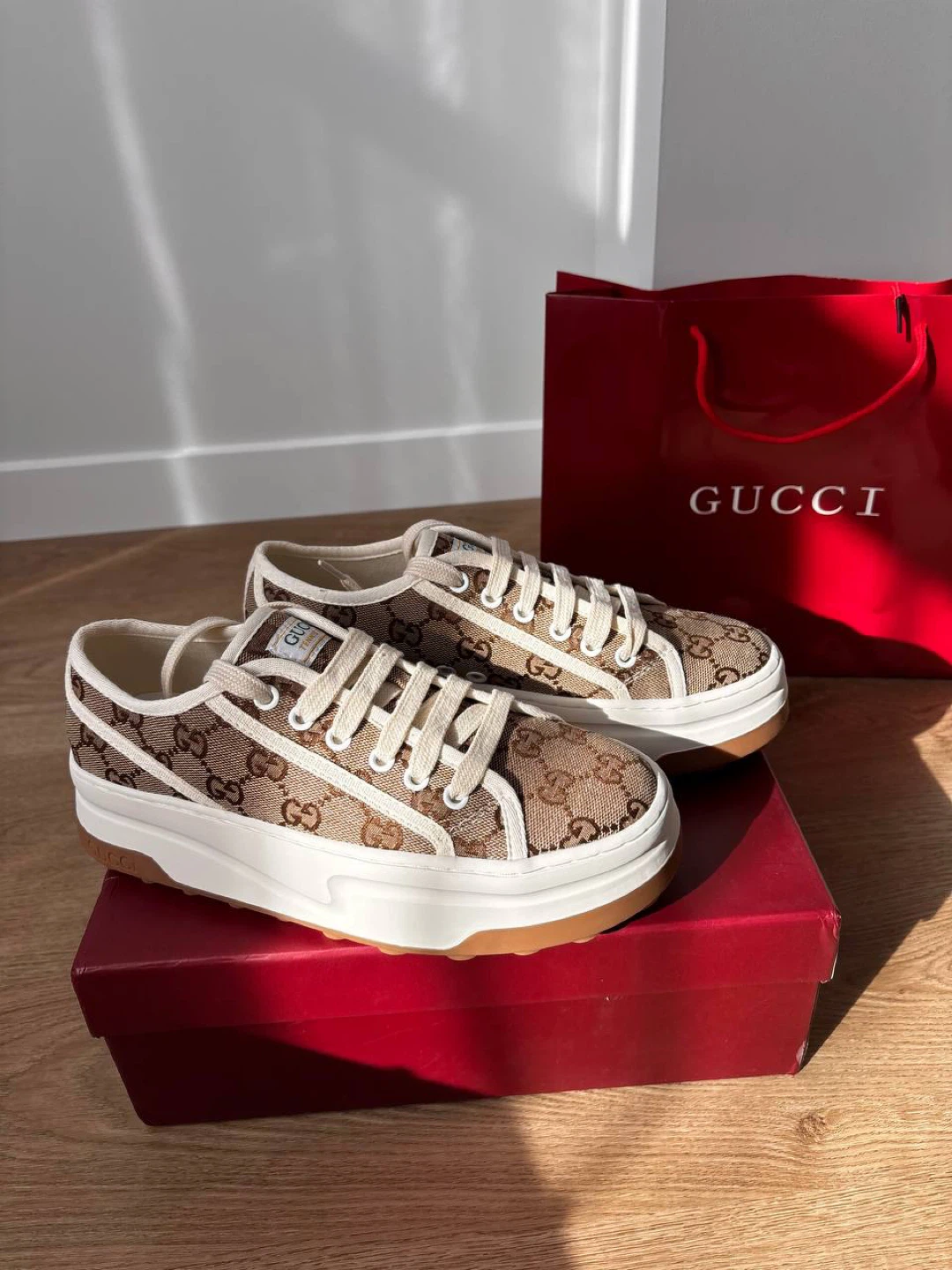 Gucci GG Canvas Tennis Sneakers - photo 4