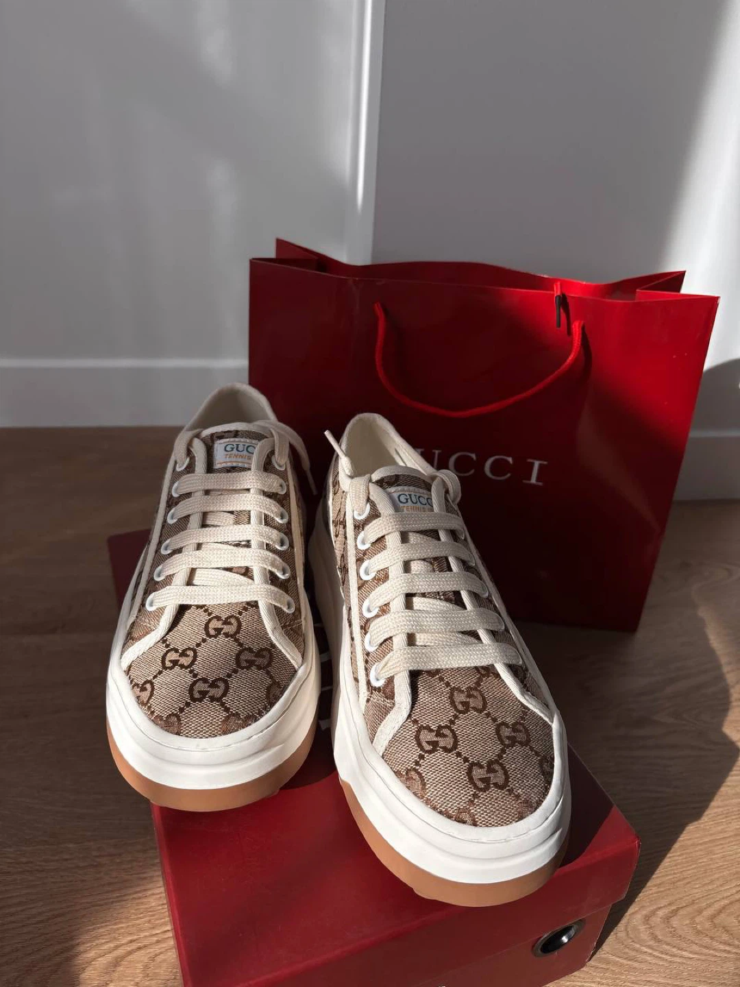Gucci GG Canvas Tennis Sneakers