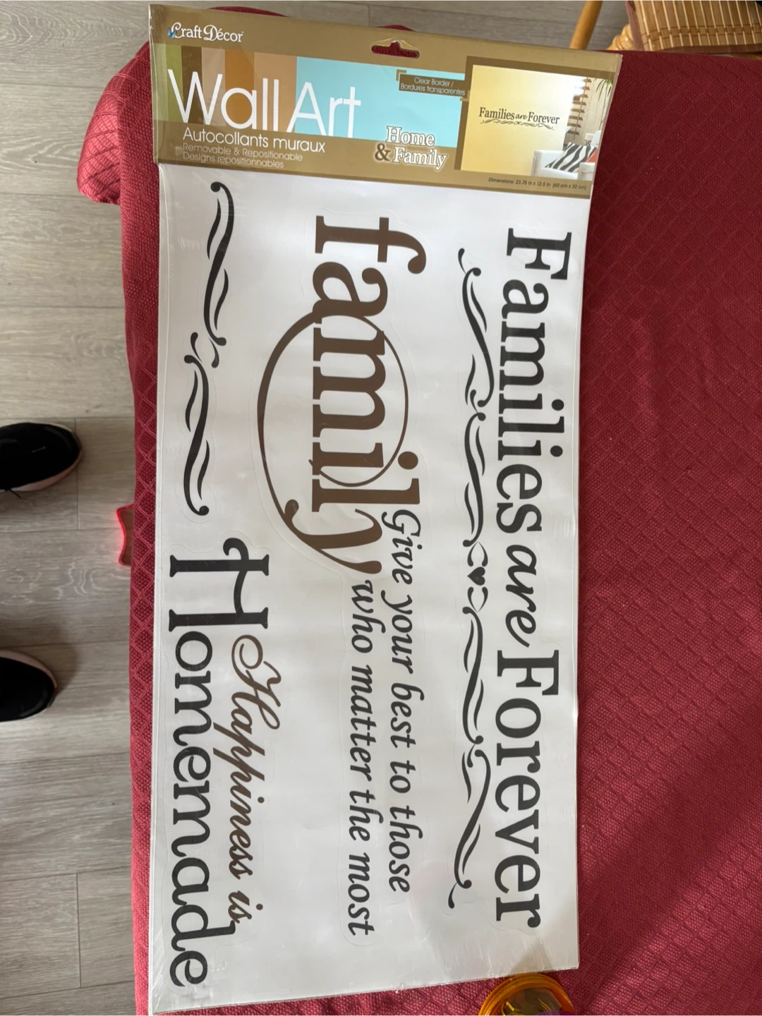 Craft Décor Wall Art - Family Phrases - photo 3