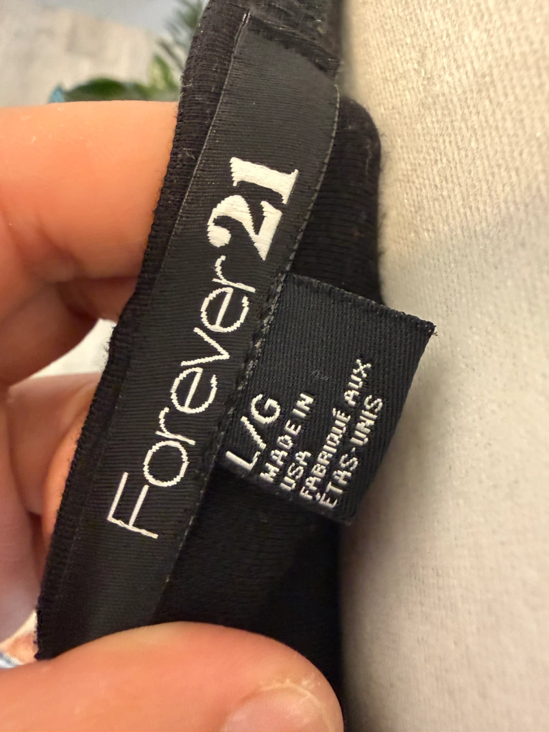 Forever 21 Black & Grey Colour Block Mini Dress Size L - photo 3