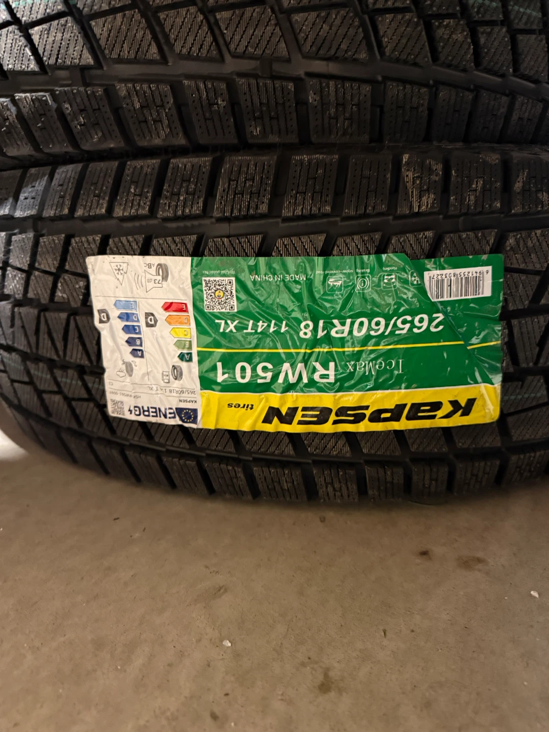 Kapsen RW501 IceMax Winter Tires - 265/60R18 114T XL - photo 2