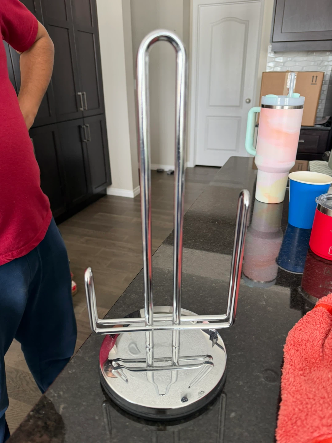 Chrome Kitchen Paper Towel Holder