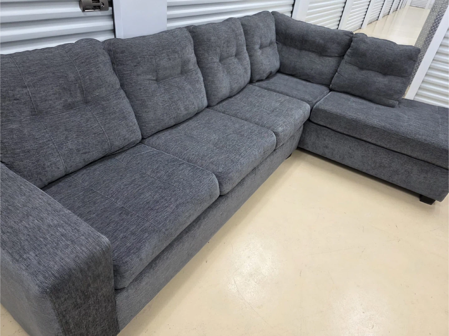 Grey Sectional Sofa - photo 3