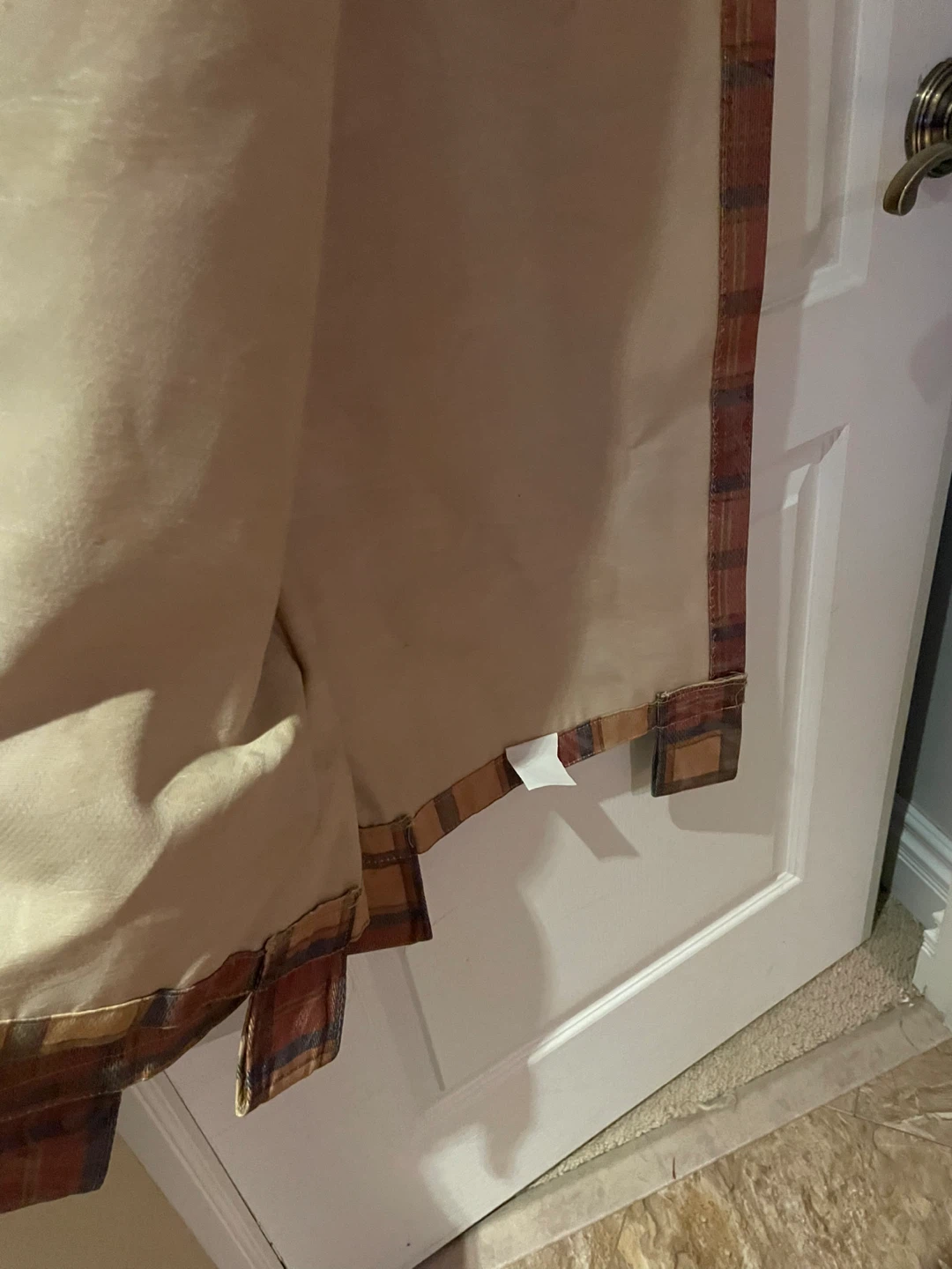 Plaid loop curtains - photo 4