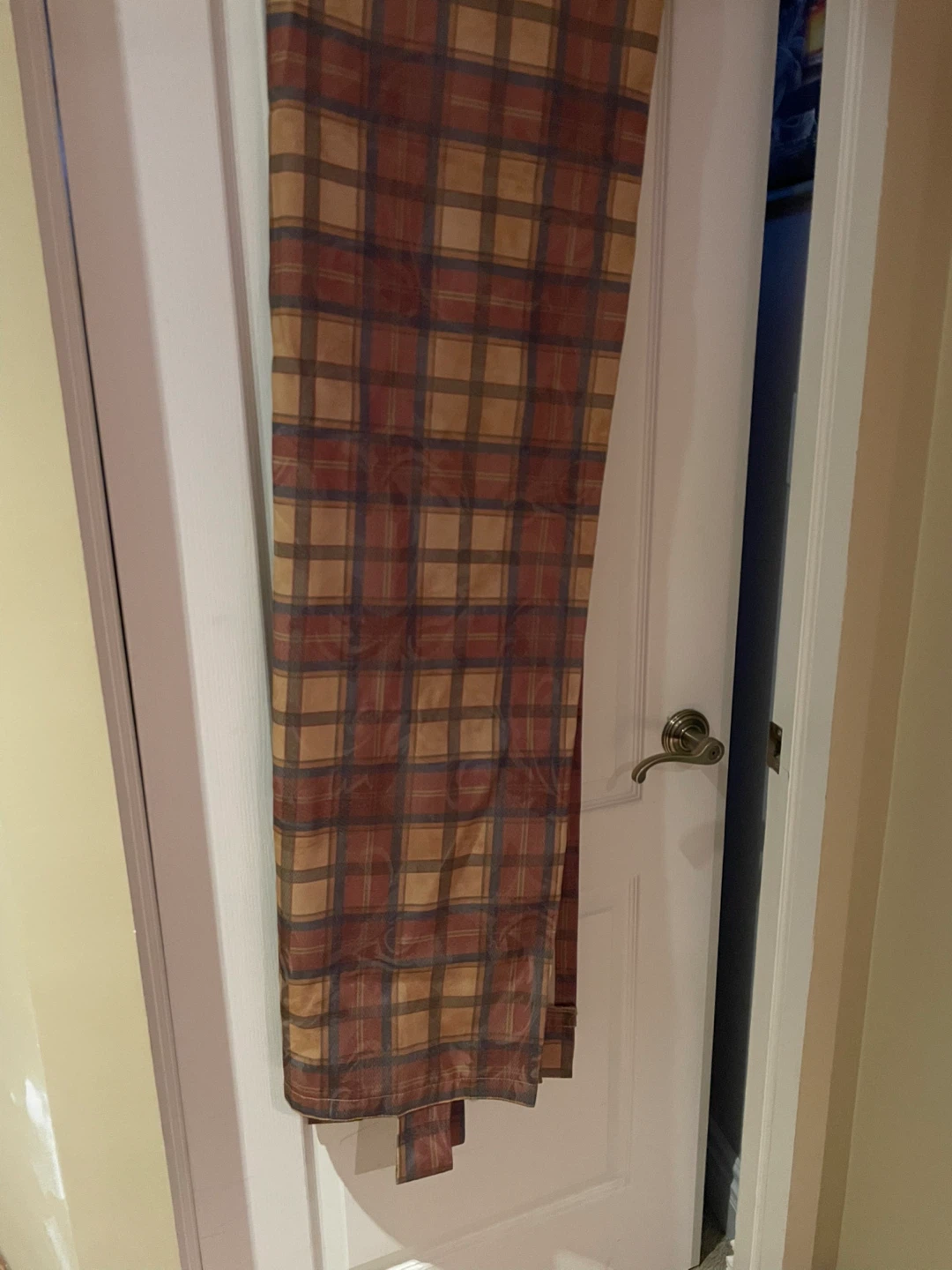 Plaid loop curtains - photo 5