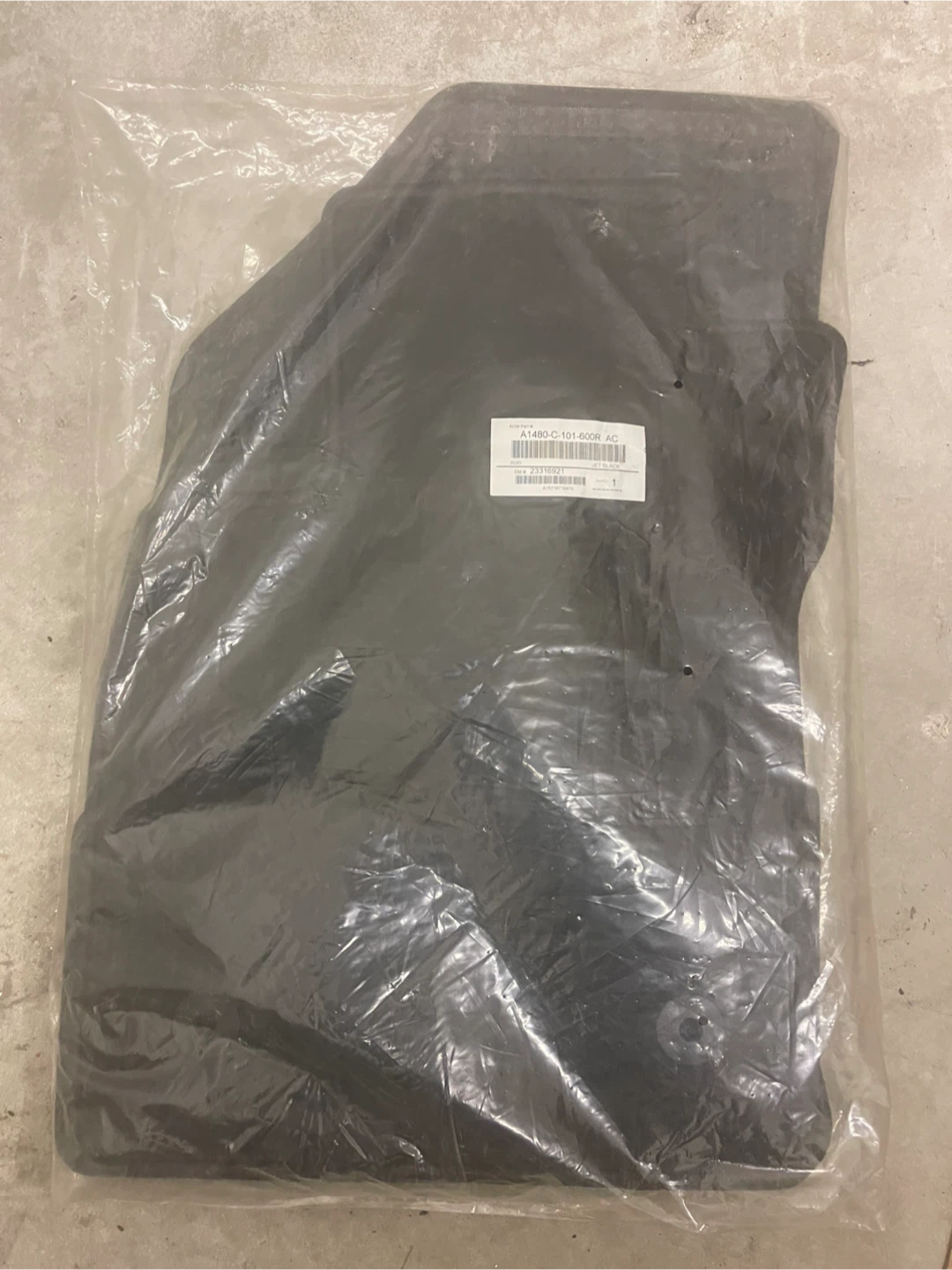 2017 Chev Volt New Black All-Weather Floor Mat