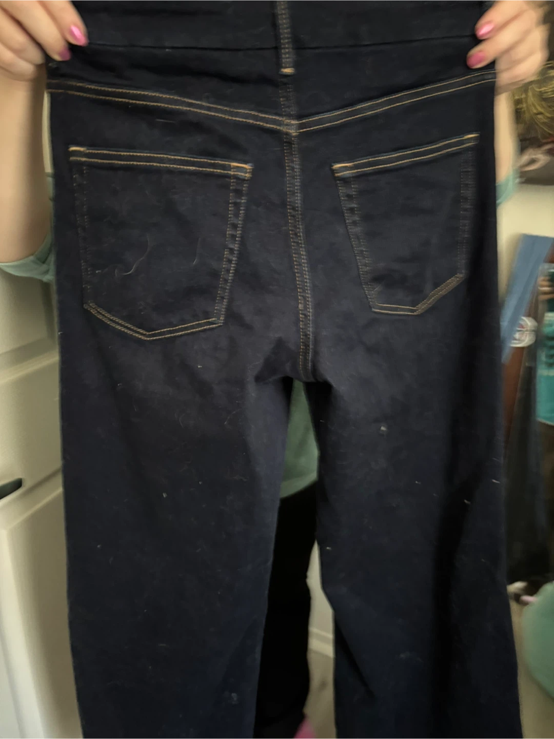 Dark Wash Wide Leg Jeans - photo 3