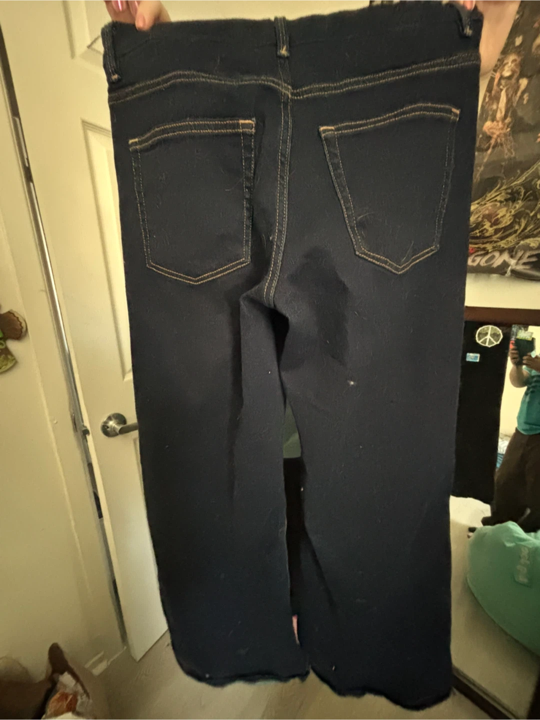 Dark Wash Wide Leg Jeans