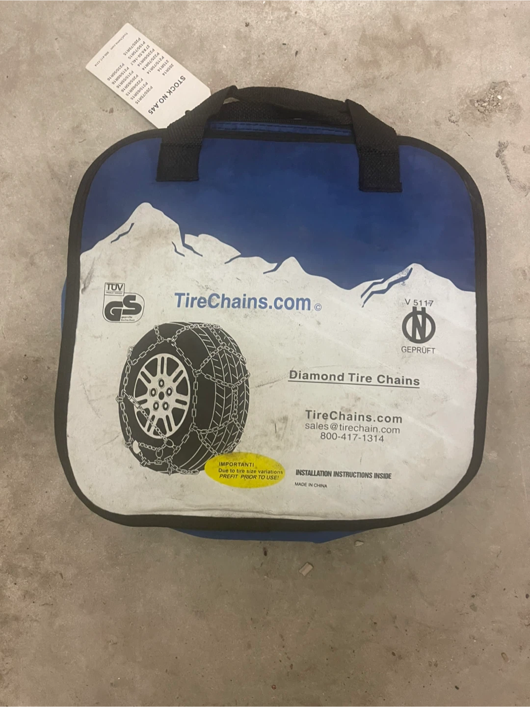 Fits 2017 Chevrolet Volt - Diamond Tire Chains by TireChains.com - photo 2
