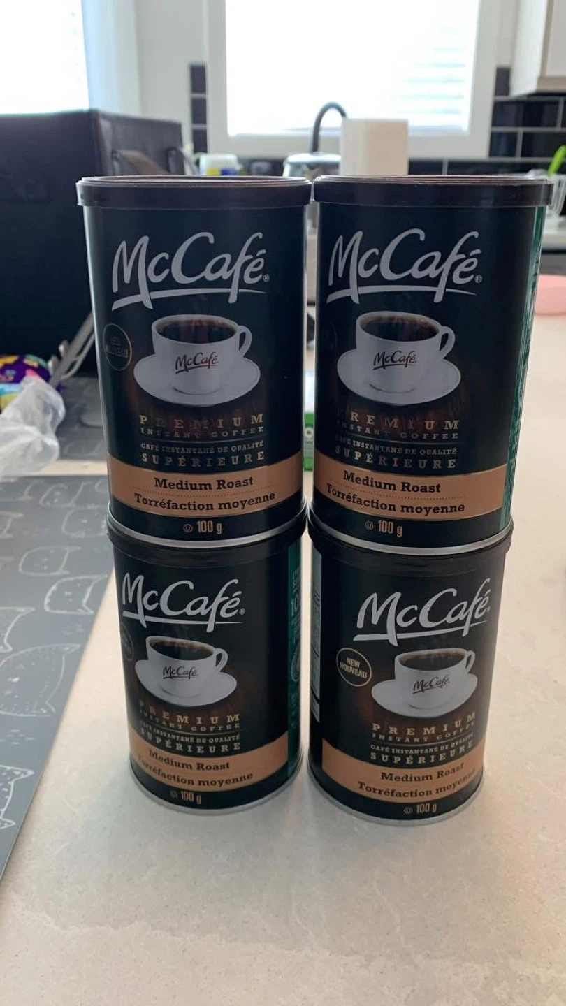 McCafé Medium Roast Premium Instant Coffee (4 x 100g)