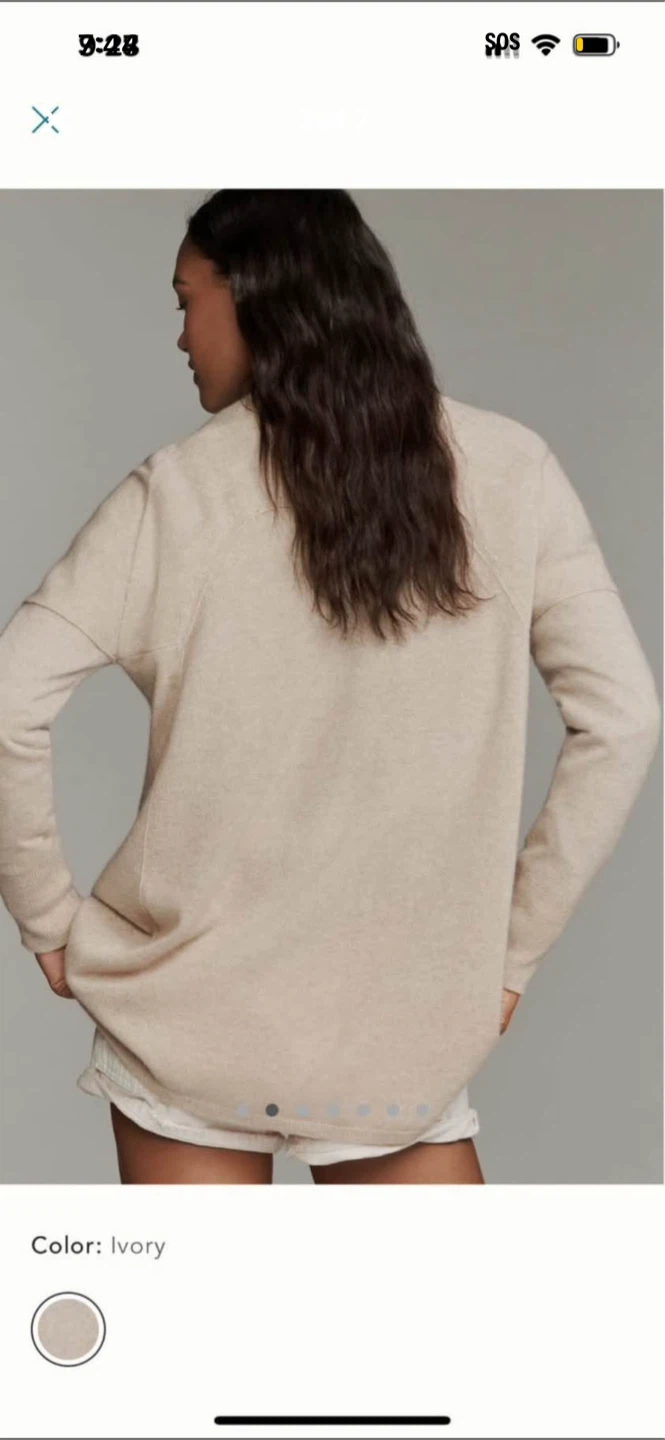 BNWT Anthropologie Pilcro 100% Cashmere Sweater Cardigan S - photo 2