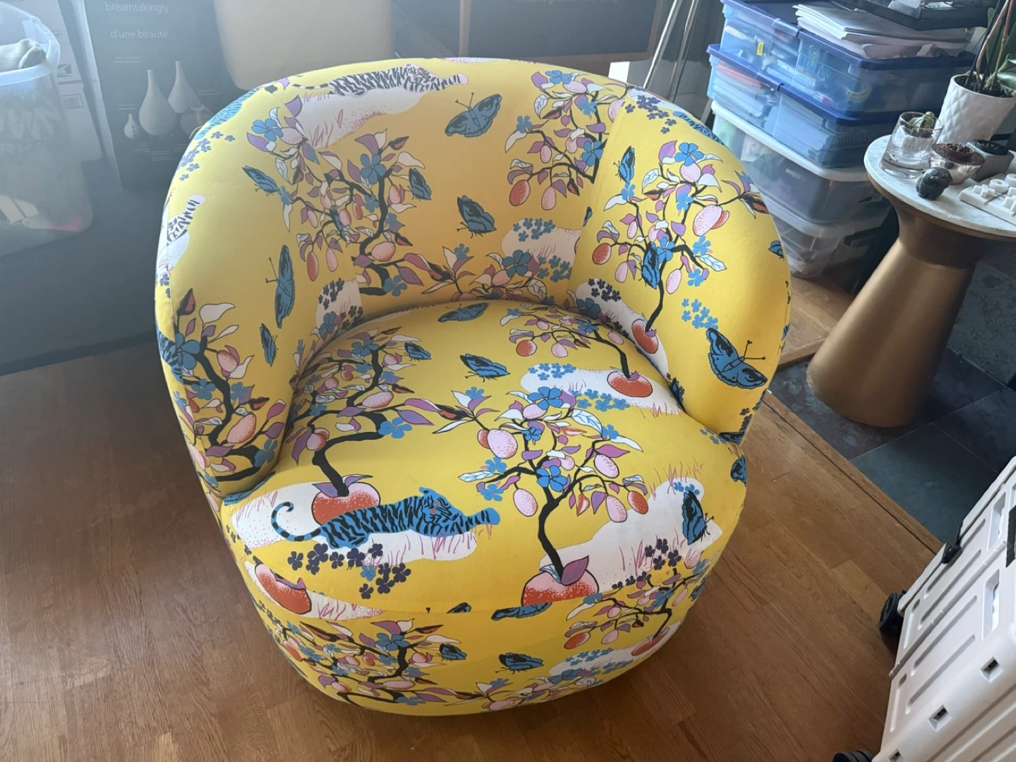 DVF for Target Charlotte's Garden Swivel Accent Chair - photo 3