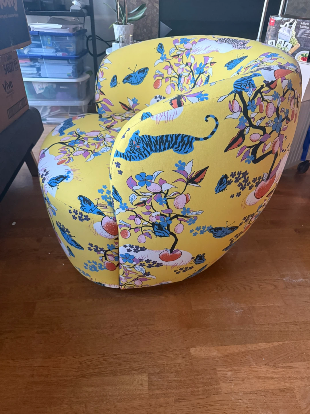 DVF for Target Charlotte's Garden Swivel Accent Chair - photo 5