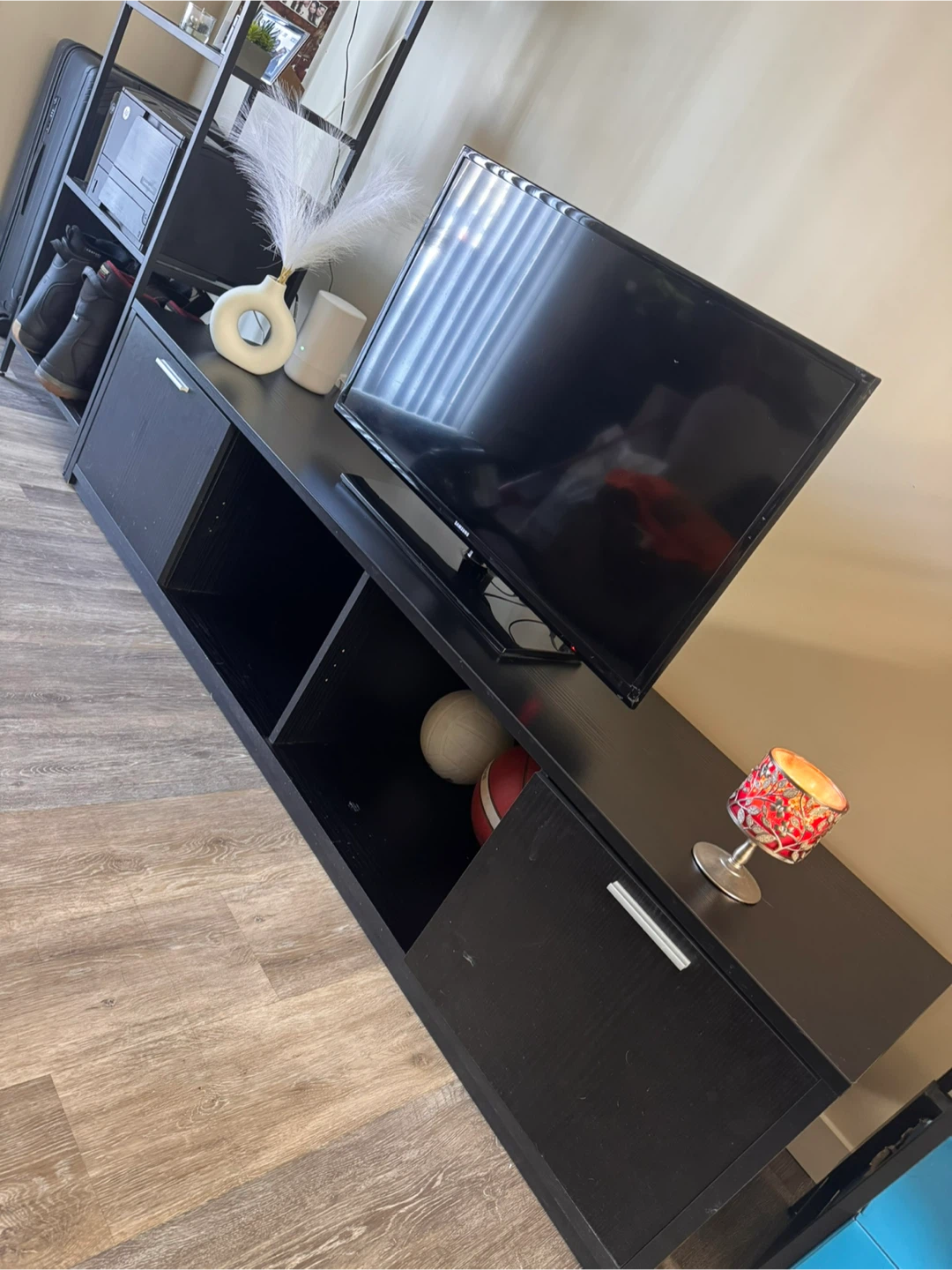 Black TV Stand