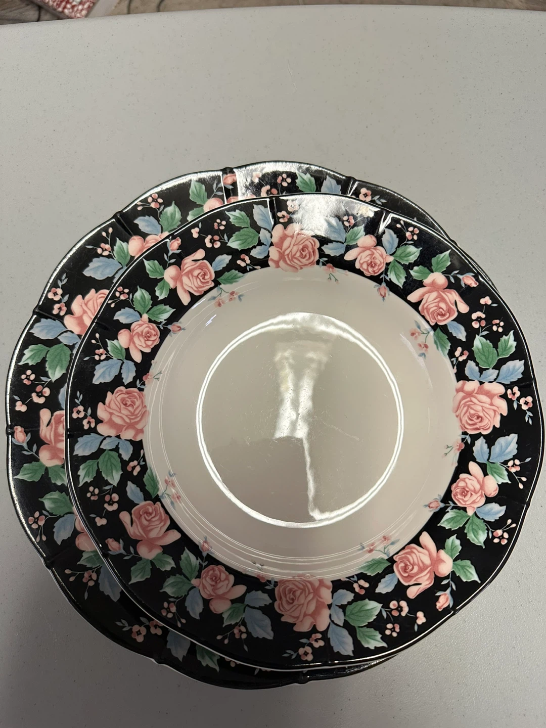 Sango Victoria's Garden Dinner Plates - Set of 3 - photo 3
