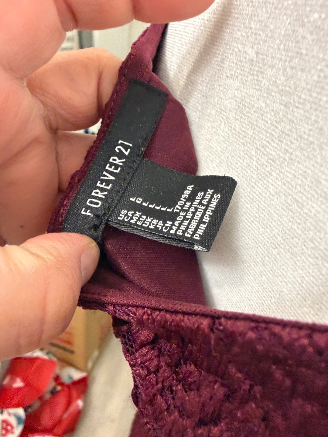 Forever 21 Burgundy Lace Dress - photo 5
