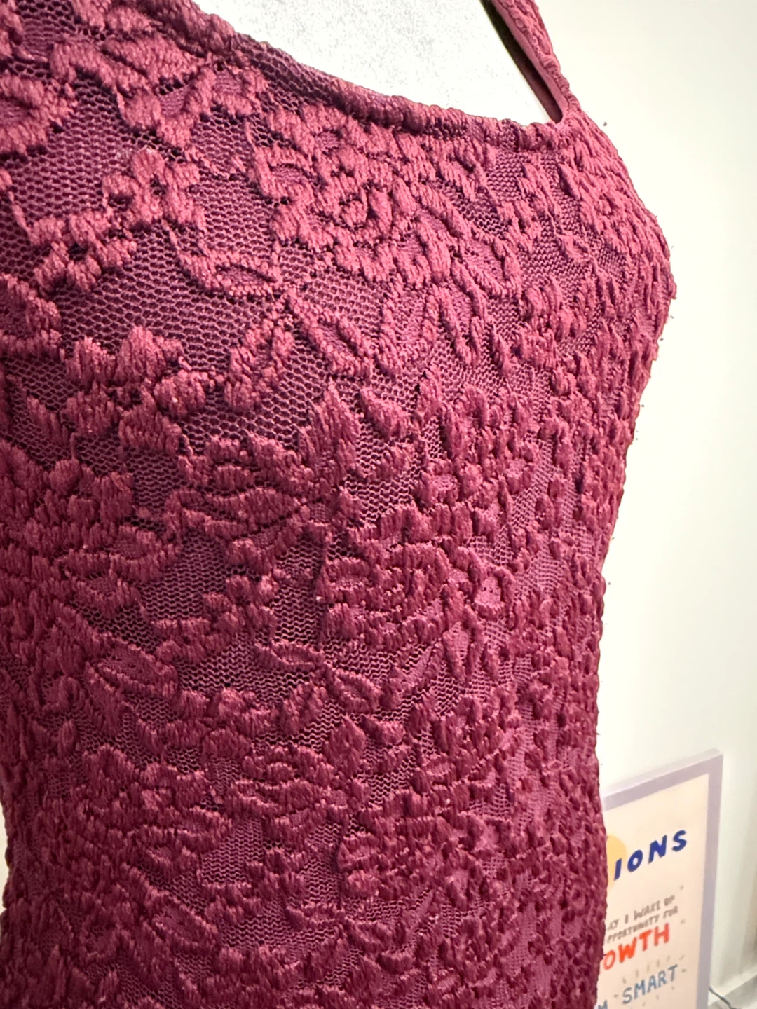 Forever 21 Burgundy Lace Dress - photo 2