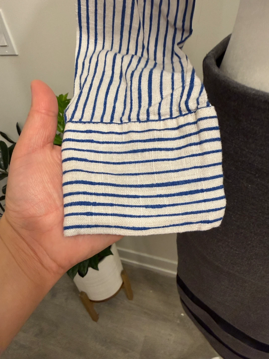 ZARA Striped Button-Up Shirt - Size S - photo 2