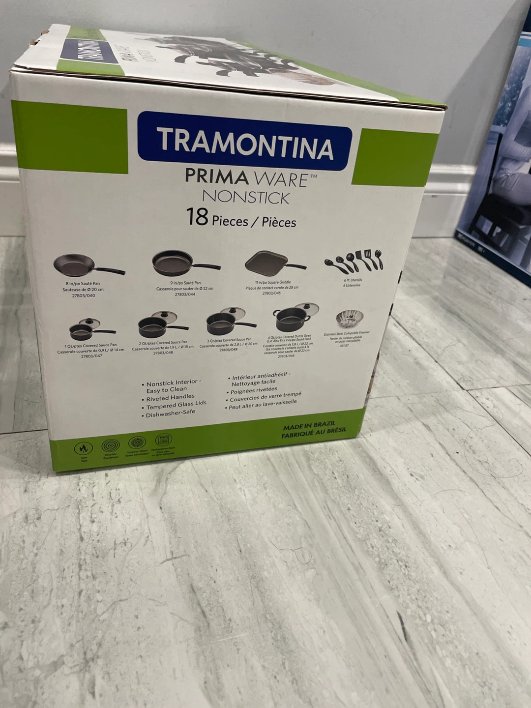 Tramontina PrimaWare Nonstick 18-Piece Cookware Set - photo 2